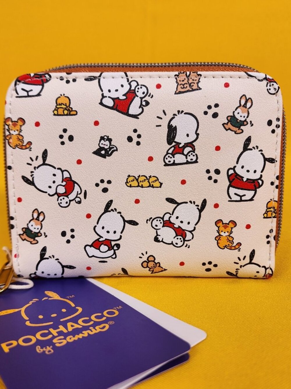 Loungefly Sanrio Pochacco & Friends AOP Zip Around Wallet NEW